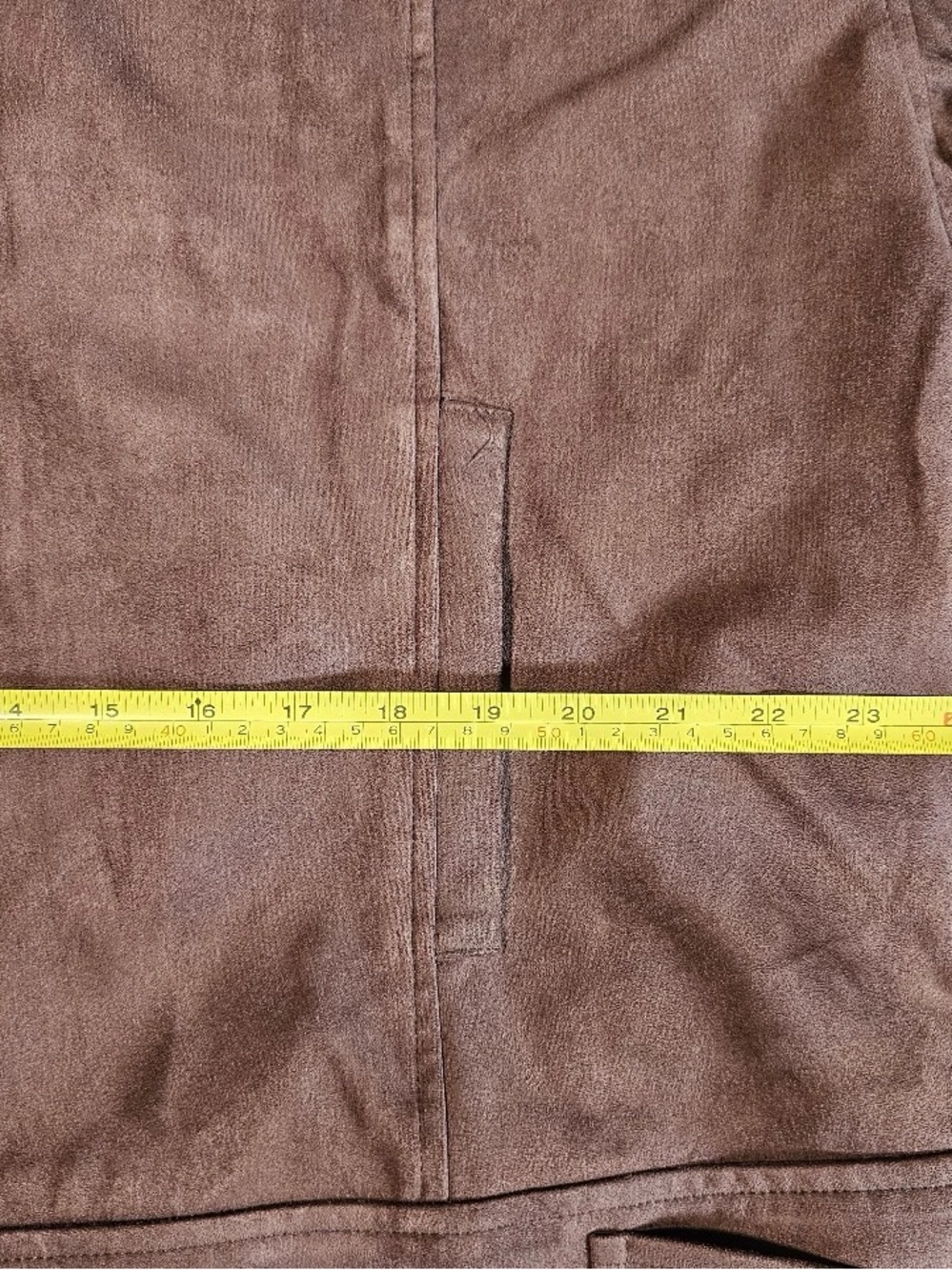 Princess Polly Goldsmith Faux Suede Fringe Bomber Jacket Brown US 6 - Picture 8 of 12